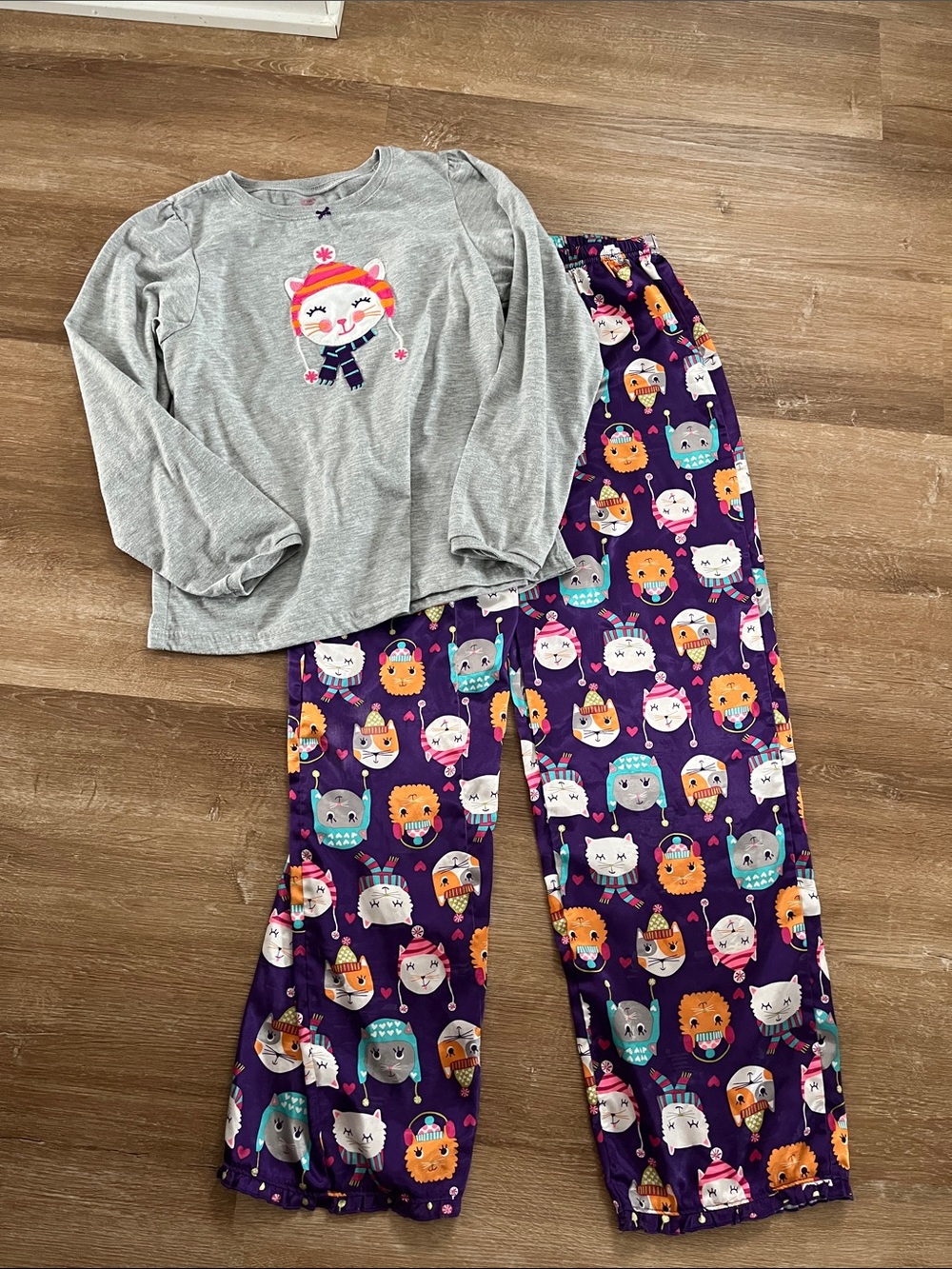 Carters Cat Print Pajama Set